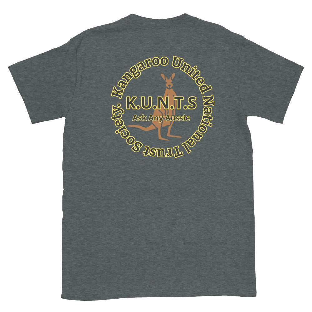 Kangaroo United National Trust Society - K.U.N.T.S - Short-Sleeve Unisex T-Shirt